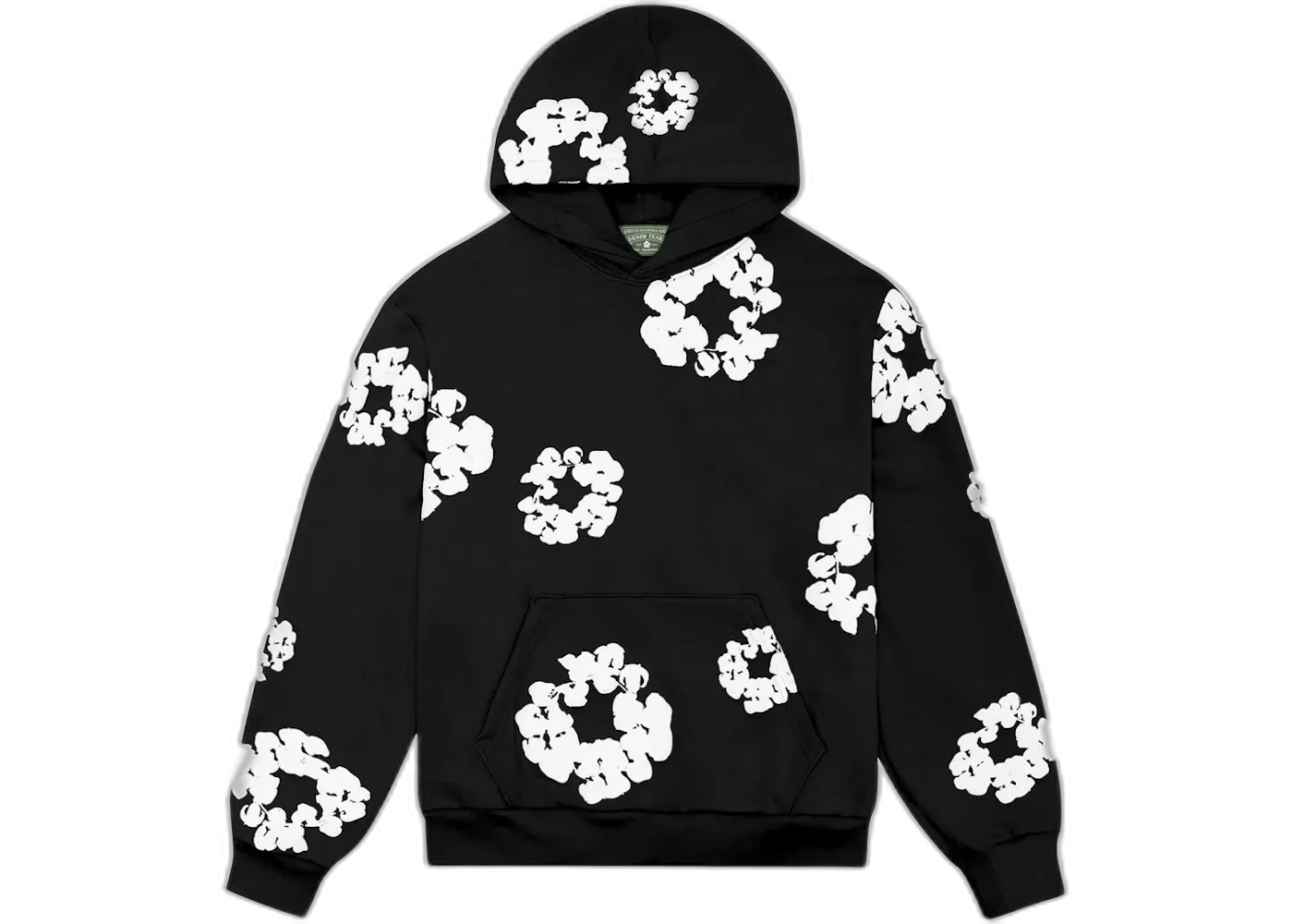 Denim Tears The Cotton Wreath Sweatshirt Black - DROP UP