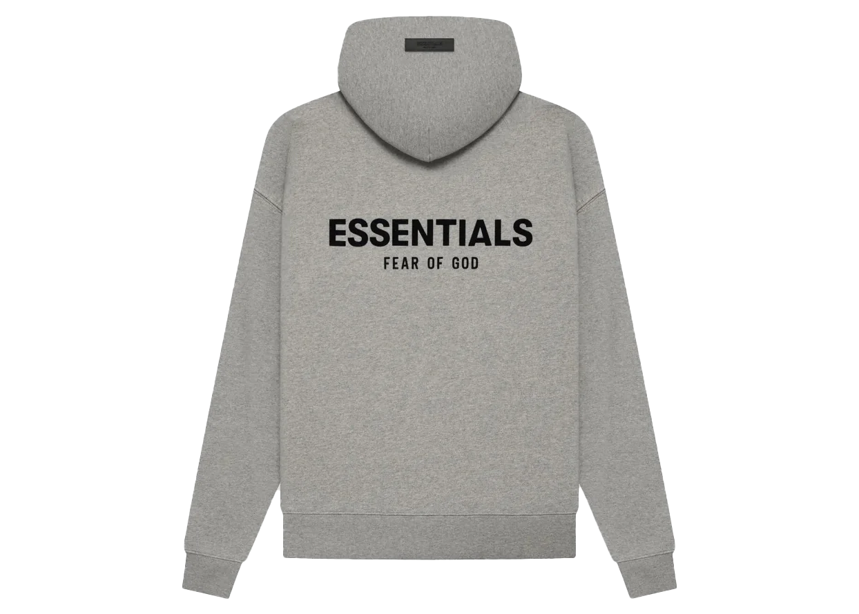 Fear Of God Essentials Hoodie Dark Oatmeal - DROP UP