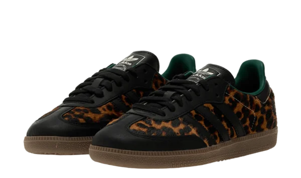 Adidas Samba OG Black Green Leopard - DROP UP