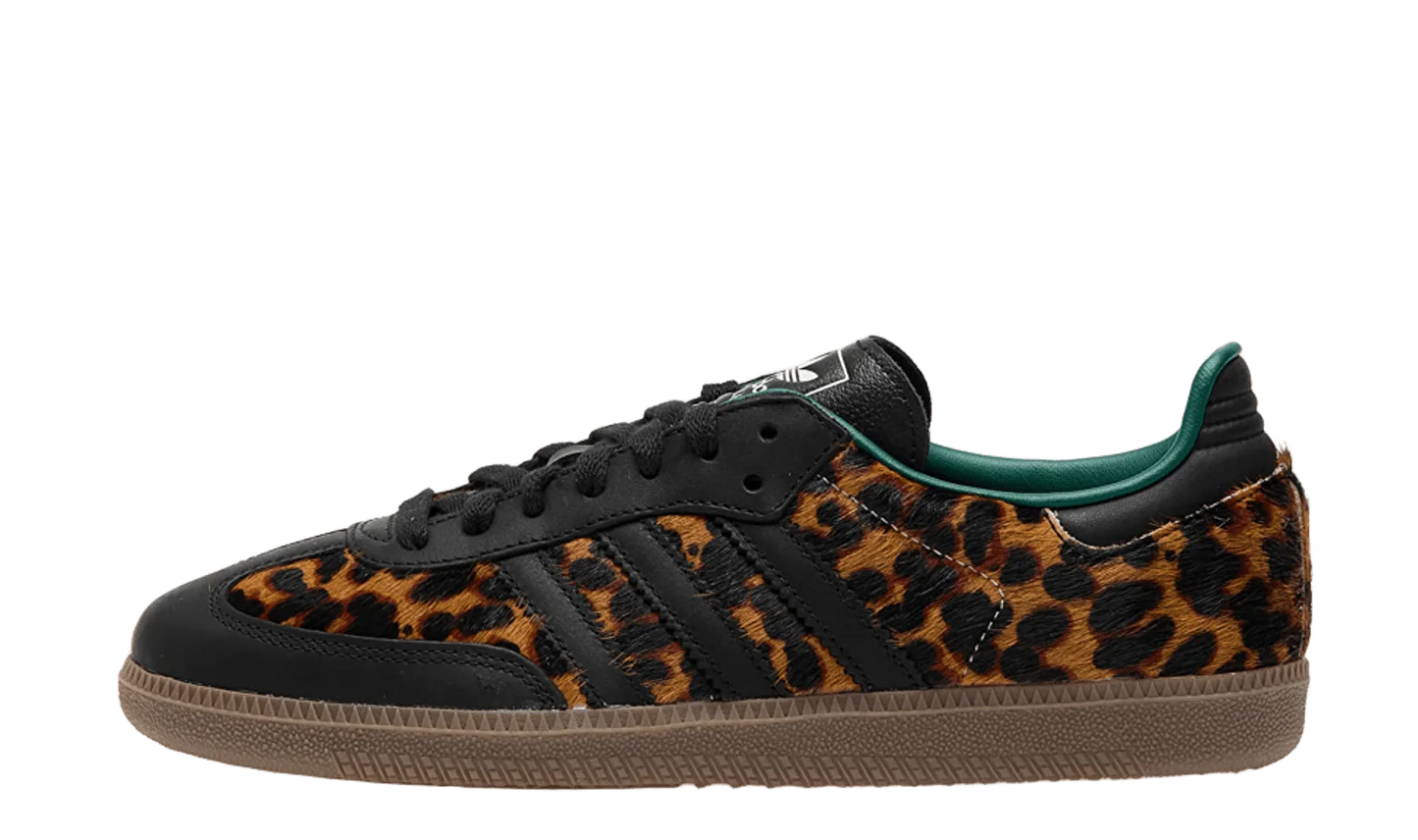 Adidas Samba OG Black Green Leopard - DROP UP
