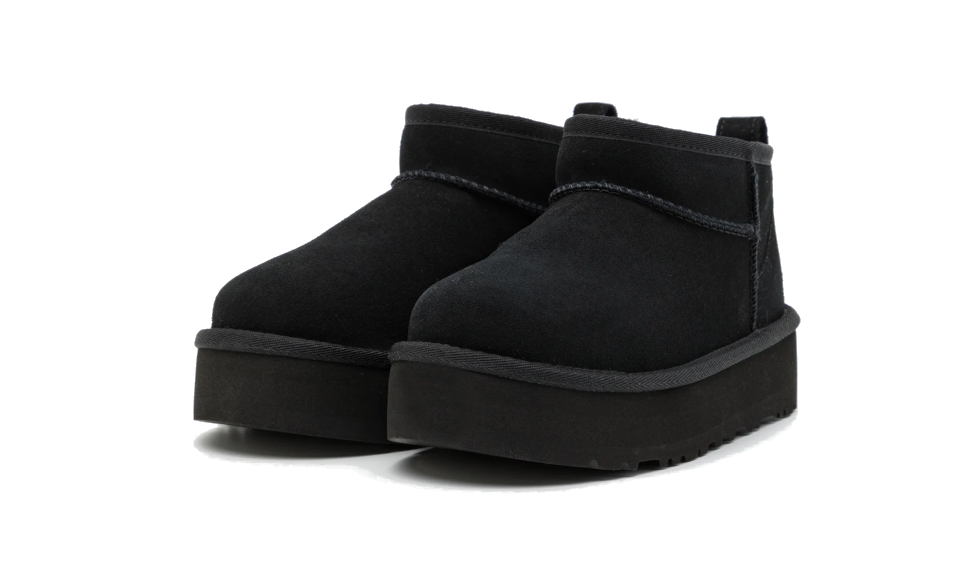 UGG Mini Platform Black Kids - DROP UP