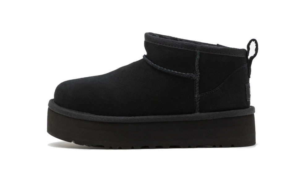 UGG Mini Platform Black Kids - DROP UP