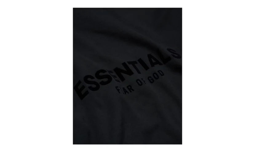 Fear Of God Essentials Pullover Chest Logo Hoodie Stretch Limo/Black - DROP UP