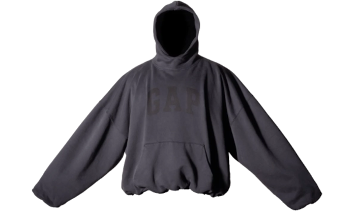 Yeezy Gap Engineered by Balenciaga Dove Hoodie Washed Black Los Angeles Archieves - DROP UP