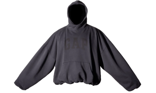 Yeezy Gap Engineered by Balenciaga Dove Hoodie Washed Black Los Angeles Archieves - DROP UP