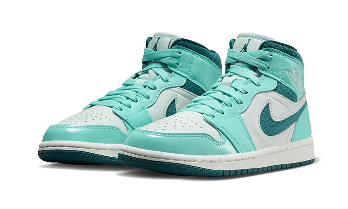 Air Jordan 1 Mid Bleached Turquoise - DROP UP