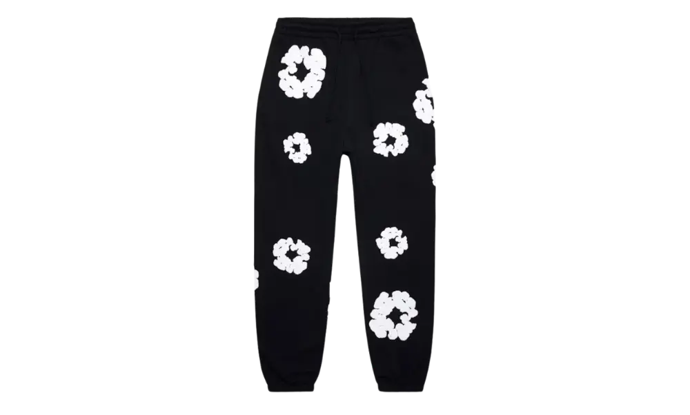 Denim Tears The Cotton Wreath Sweatpants Black