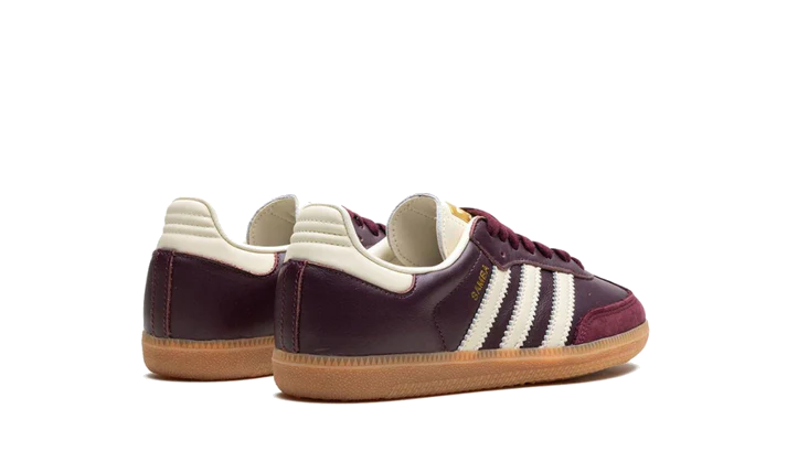 Adidas Samba OG Maroon Gold Metallic - DROP UP