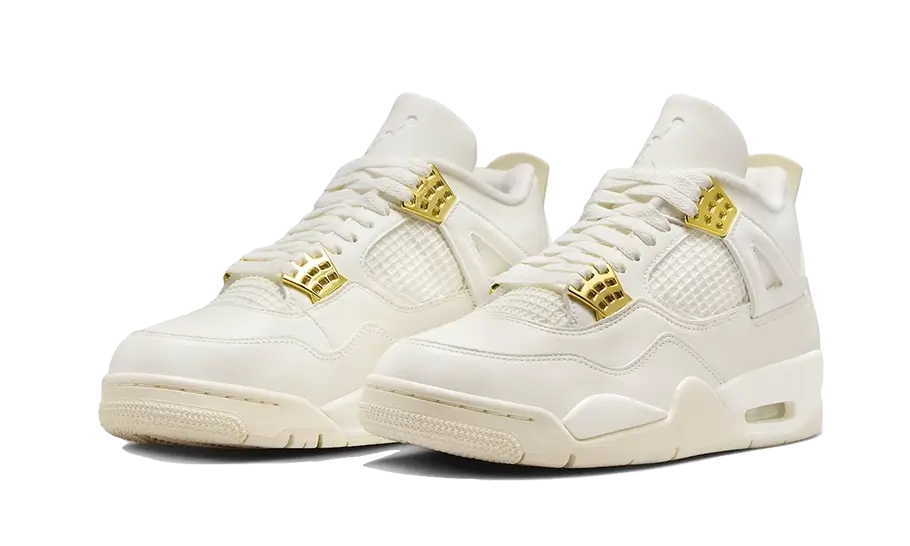 Air Jordan 4 Retro Sail Metallic Gold