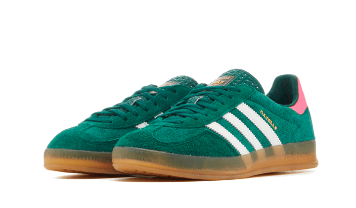 Adidas Gazelle Indoor Lucid Pink Collegiate Green - DROP UP