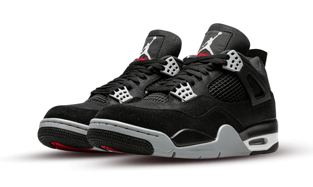 Jordan 4 Black Canvas - DROP UP