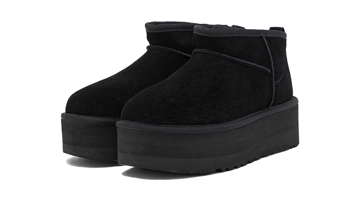 UGG Mini Platform Black - DROP UP