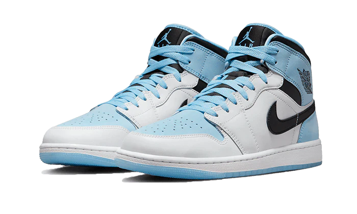 Air Jordan 1 Mid SE Ice Blue Black - DROP UP