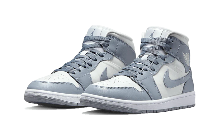 Air Jordan 1 Mid Grey Sail Stealth - DROP UP