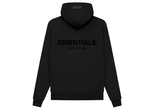 Fear Of God Essentials Pullover Chest Logo Hoodie Stretch Limo/Black - DROP UP