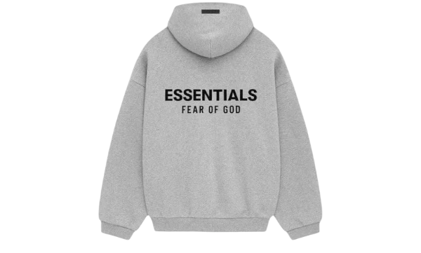 Fear of God Essentials Fleece Hoodie Light Heather Gray (FW24)