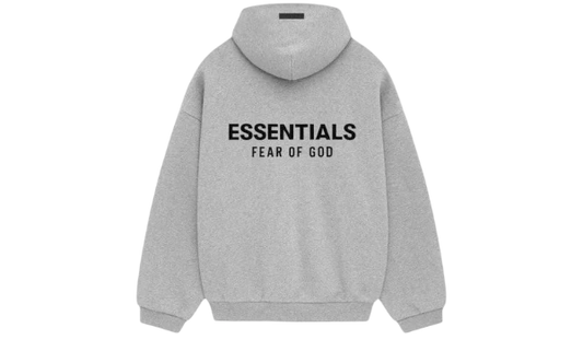 Fear of God Essentials Fleece Hoodie Light Heather Gray (FW24)
