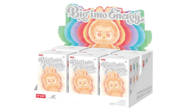 Pop Mart Labubu The Monsters Big Into Energy  Pendant Sealed Case (6 szt)