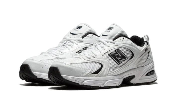 New Balance 530 White Black Details - DROP UP