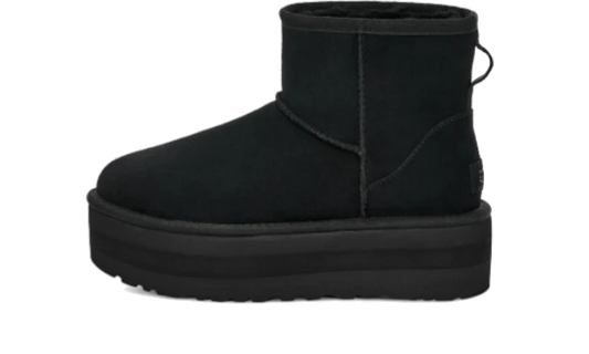 UGG Platform Black Boot - DROP UP