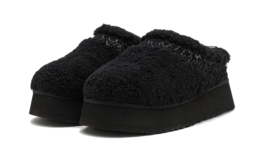 UGG Tazz Slipper Braid Black - DROP UP