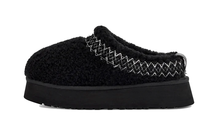 UGG Tazz Slipper Braid Black - DROP UP