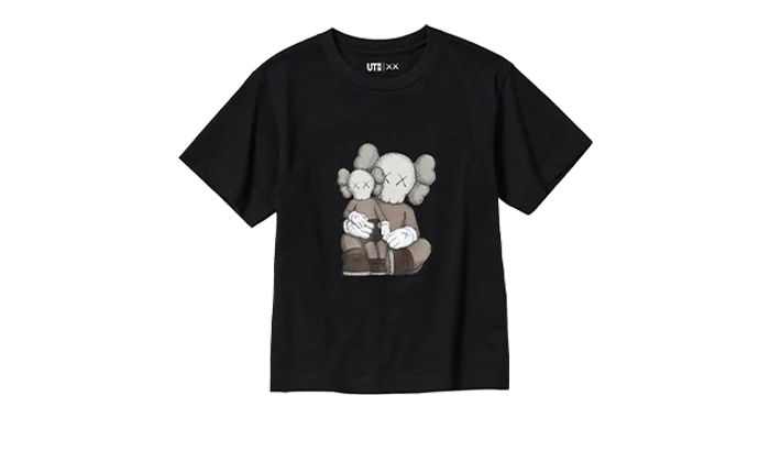 Kaws x Uniqlo UT T-Shirt BFF Black - DROP UP